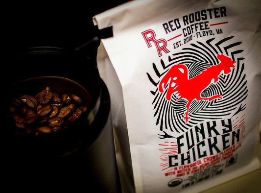 Organic Funky Chicken - Coffee Selection for Fresh Daily Preparation