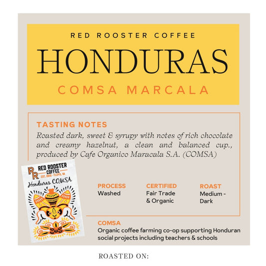 Honduras COMSA Marcala - Coffee Selection for Fresh Daily Preparation