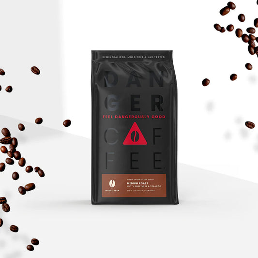 Medium Roast Whole Bean Remineralized Coffee - Coffee Selection for Fresh Daily Preparation