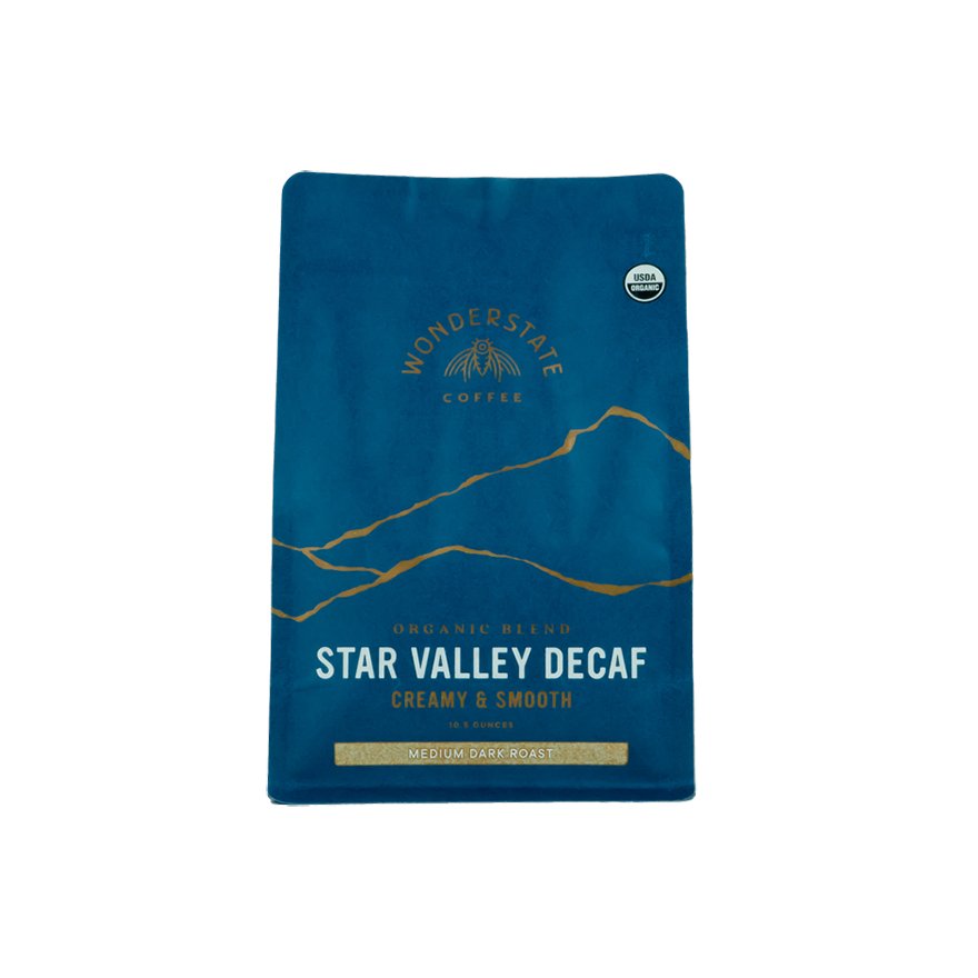 Organic Star Valley Decaf 10.5 oz - Coffee Selection for Fresh Daily Preparation
