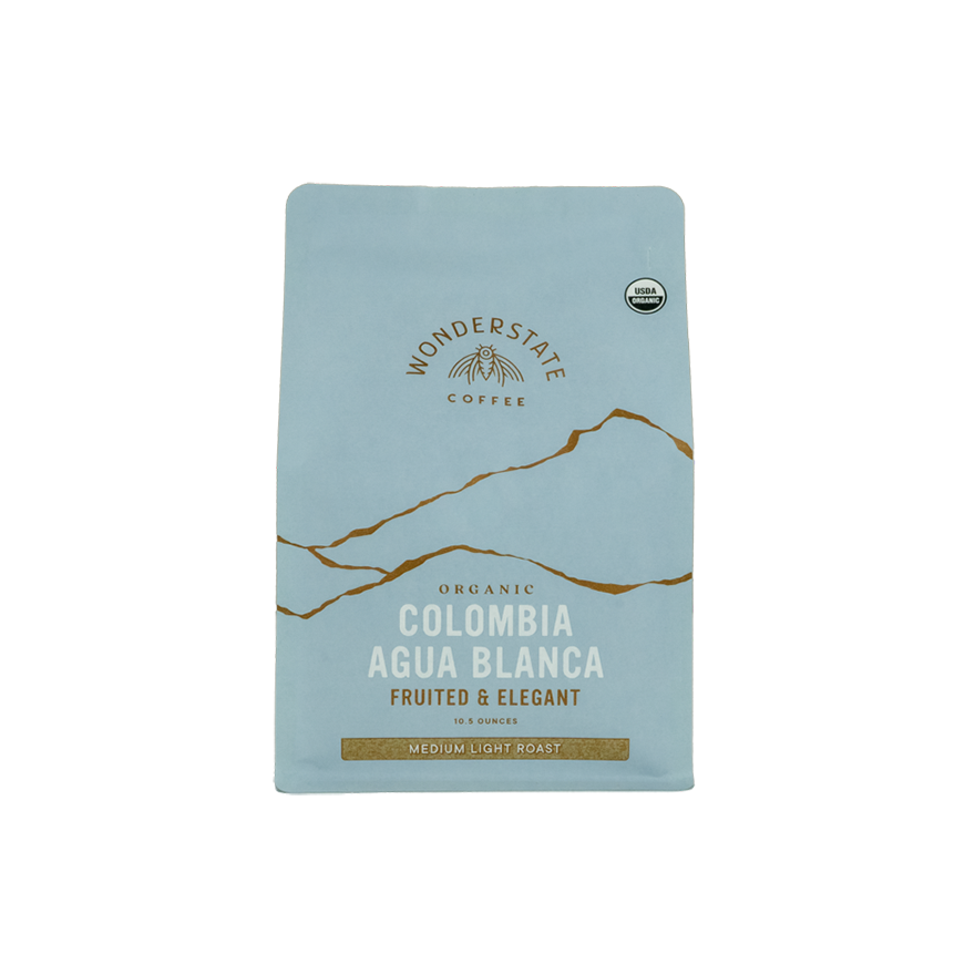 Organic Colombia Agua Blanca 10.5 oz - Coffee Selection for Fresh Daily Preparation