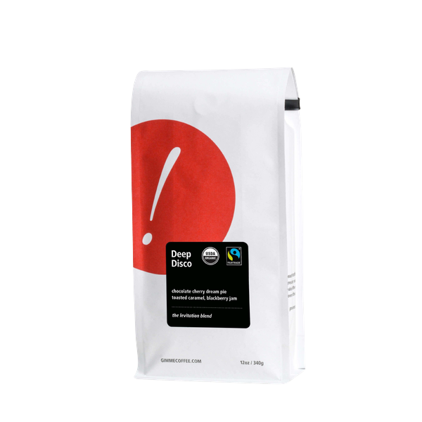 Deep Disco Fairtrade Organic 12 oz - Coffee Selection for Fresh Daily Preparation