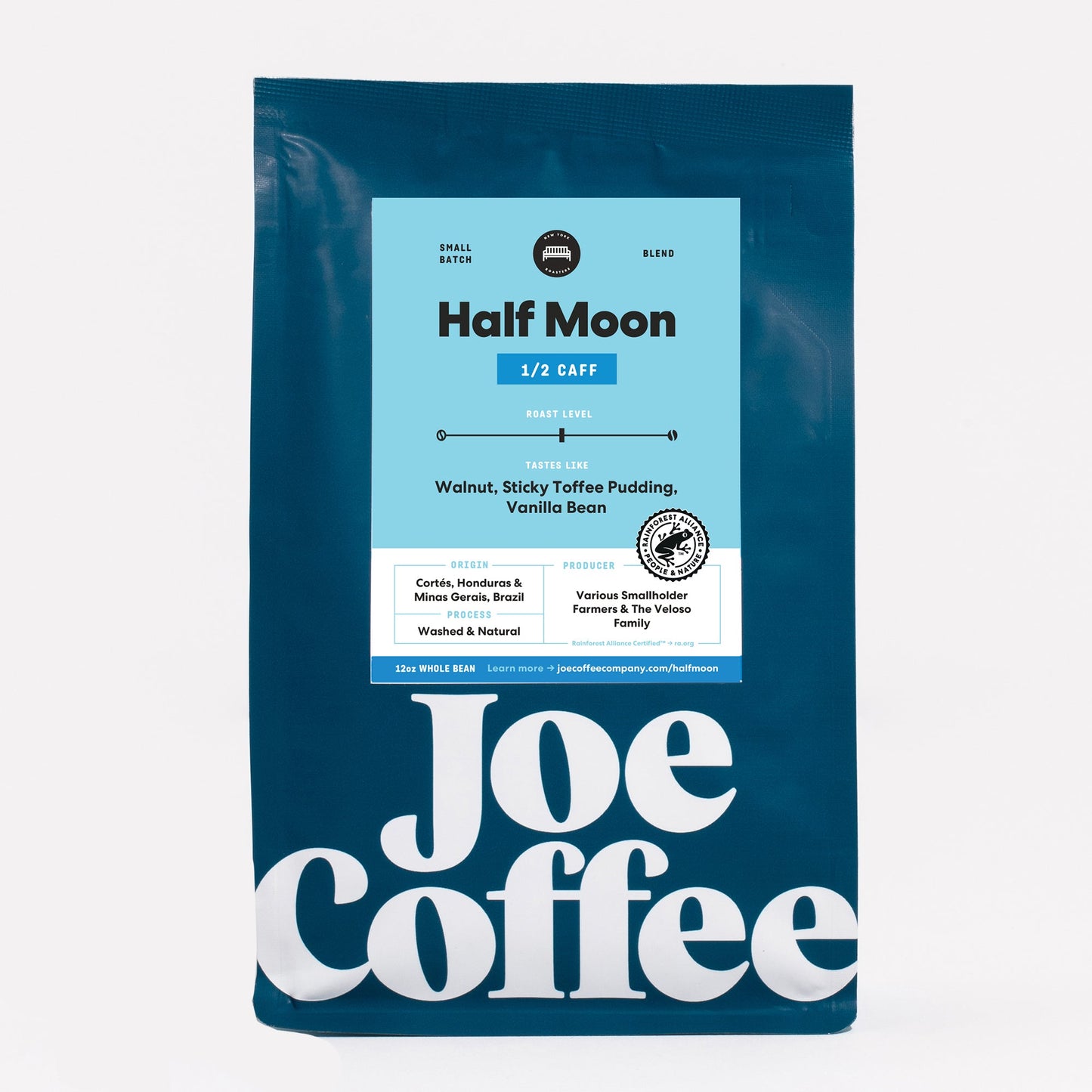 Half Moon Half Caff 2 lb - Coffee Selection for Fresh Daily Preparation