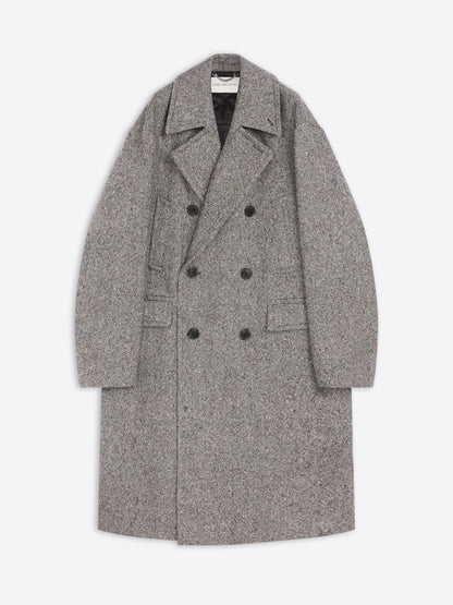 Oversized Wool Tweed Coat