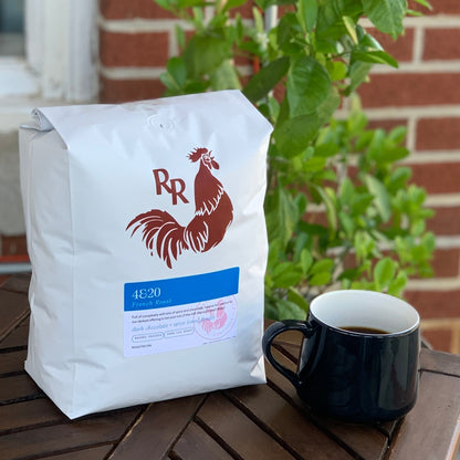 Organic 4 and 20 French Roast - Coffee Selection for Fresh Daily Preparation