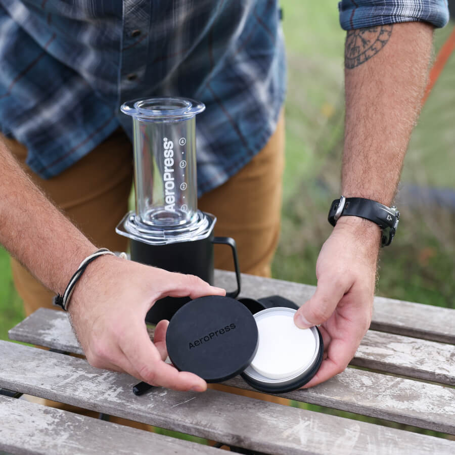 AeroPress Travel Filter Holder - Coffee Filter Accessory for Home Brewing