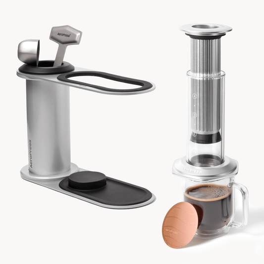 AeroPress Premium 20th Anniversary Bundle - Coffee Maker and Accessory Set for Daily Use
