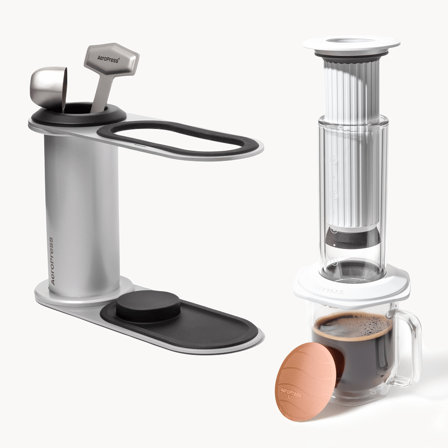 AeroPress Premium 20th Anniversary Bundle - Coffee Maker and Accessory Set for Daily Use