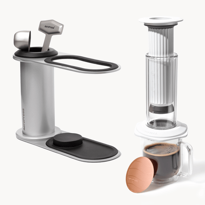 AeroPress Premium 20th Anniversary Bundle - Coffee Maker and Accessory Set for Daily Use
