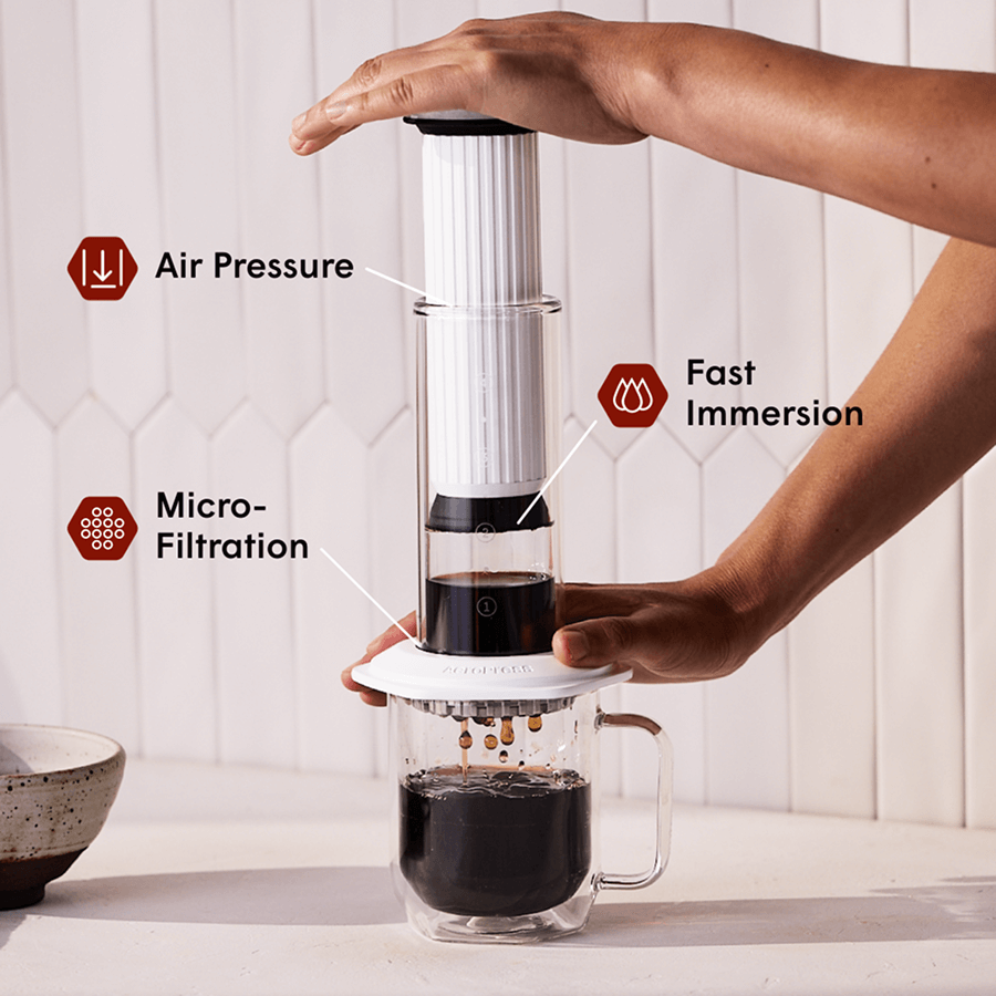 AeroPress Premium 20th Anniversary Bundle - Coffee Maker and Accessory Set for Daily Use