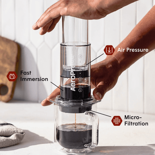 AeroPress Flow Control Filter Cap - Standard - Coffee Filter Accessory for Home Brewing