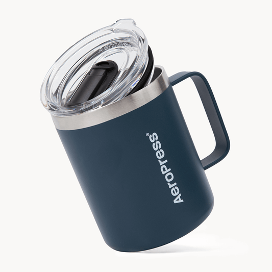 AeroPress Travel Coffee Mug - Stainless Steel - Brewing Companion for Everyday Coffee