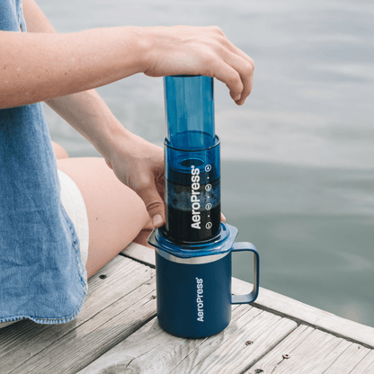 AeroPress Travel Coffee Mug - Stainless Steel - Brewing Companion for Everyday Coffee