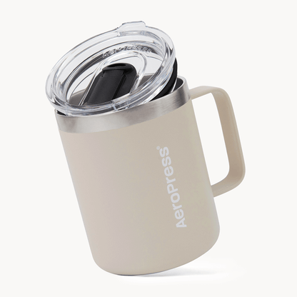 AeroPress Travel Coffee Mug - Stainless Steel - Brewing Companion for Everyday Coffee