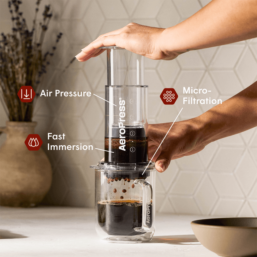 AeroPress Natural Paper Micro - Filters - Standard - Coffee Filter Accessory for Home Brewing