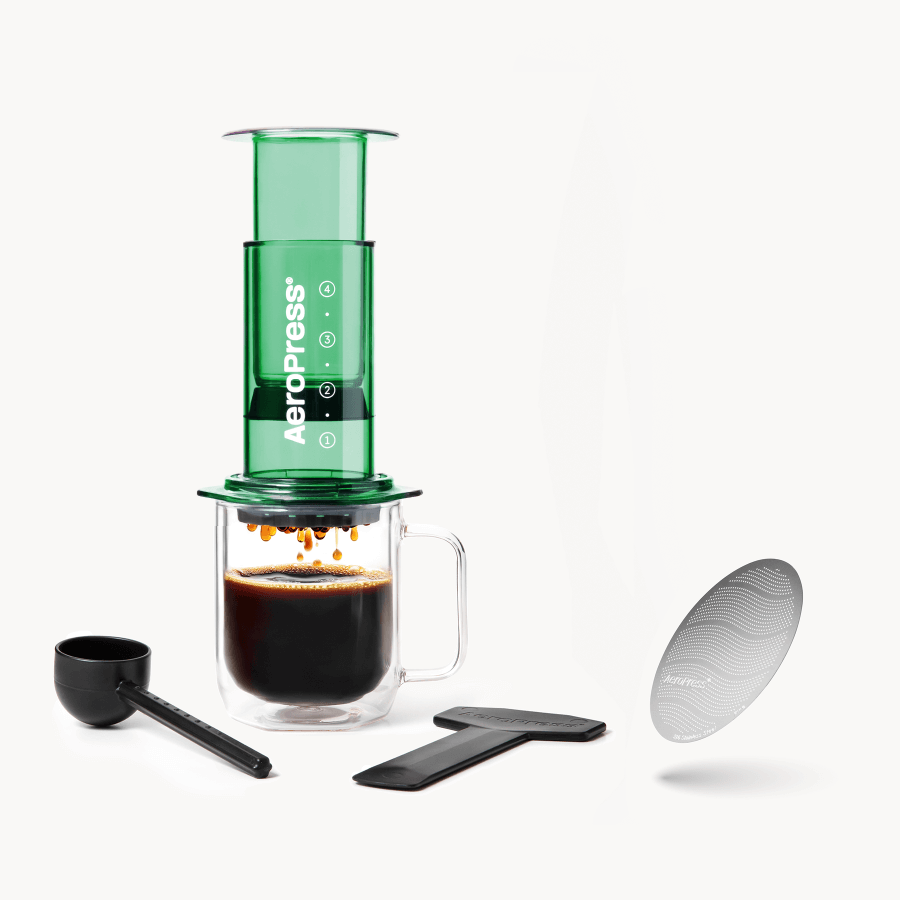 Travelers Bundle - Clear - Coffee Maker and Accessory Set for Daily Use