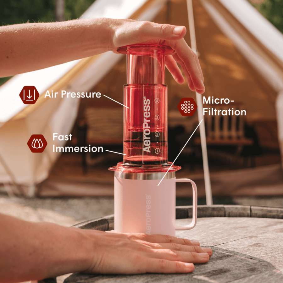 Travelers Bundle - Clear - Coffee Maker and Accessory Set for Daily Use