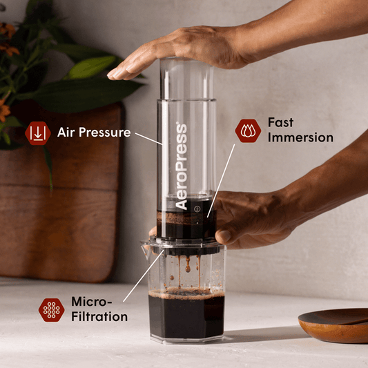 AeroPress Coffee Maker - Clear XL - Portable Coffee Maker for Home and Travel