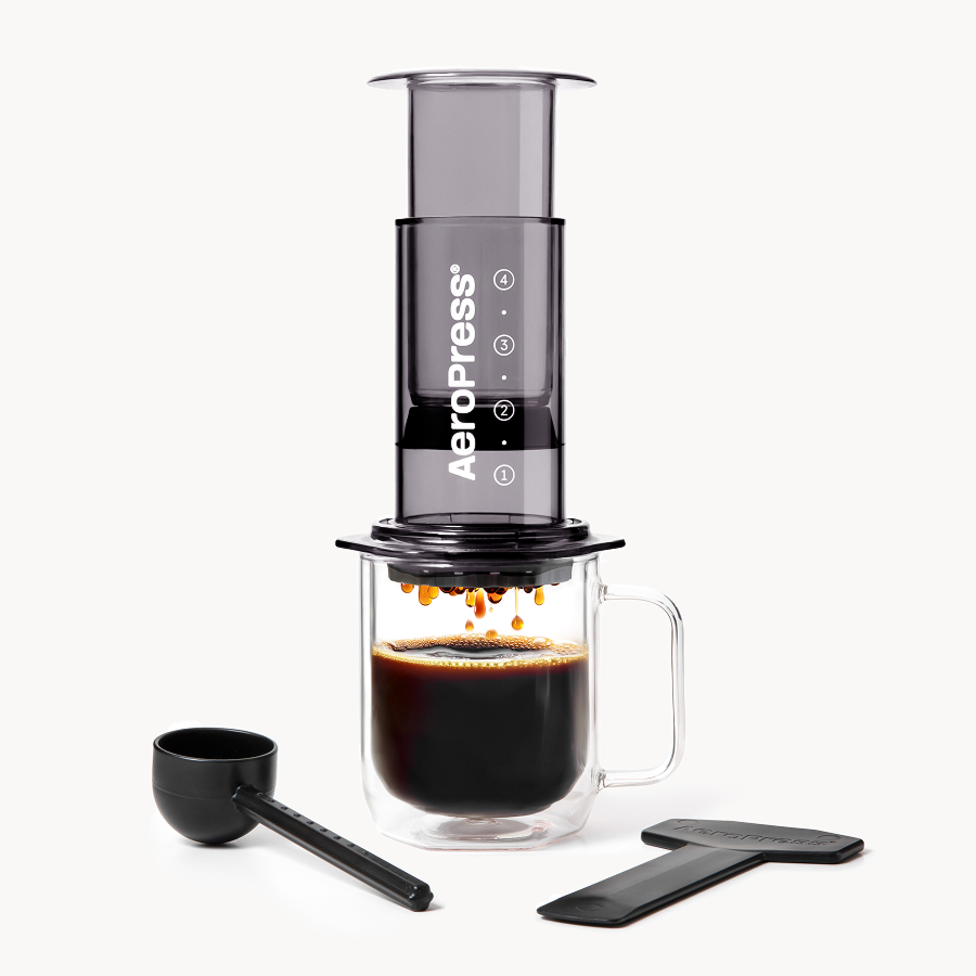 AeroPress Coffee Maker - Clear and Colors - Portable Coffee Maker for Home and Travel