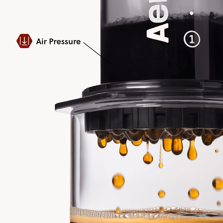 AeroPress Coffee Maker - Clear and Colors - Portable Coffee Maker for Home and Travel