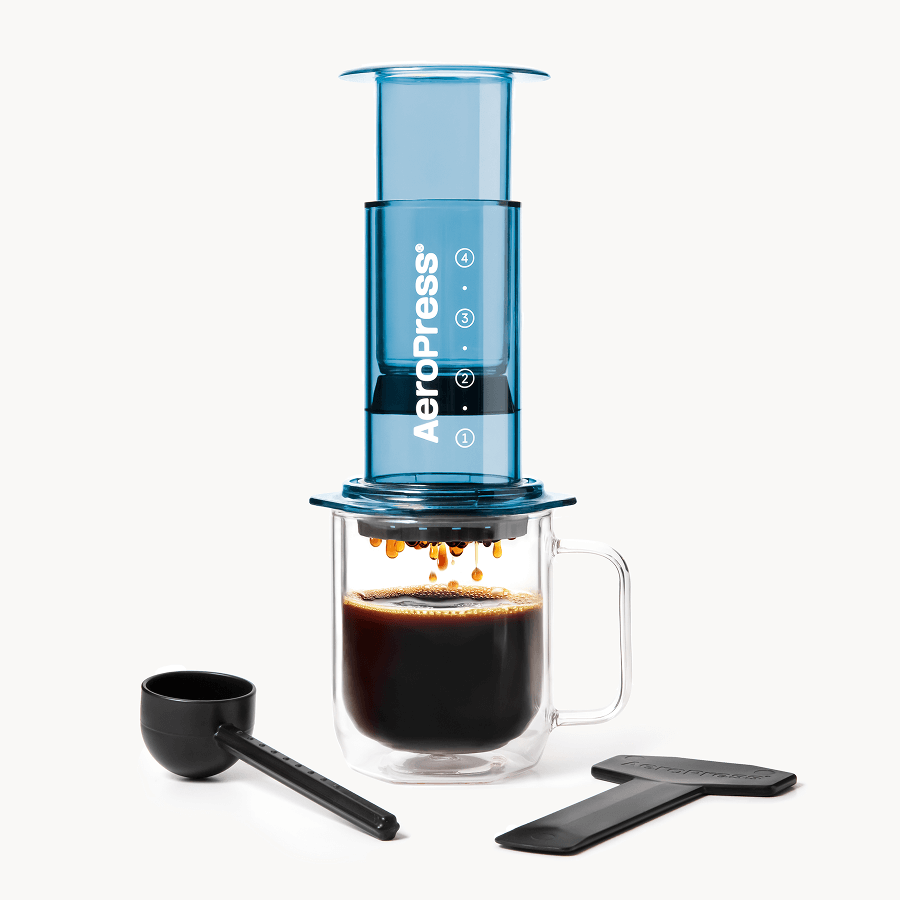 AeroPress Coffee Maker - Clear and Colors - Portable Coffee Maker for Home and Travel