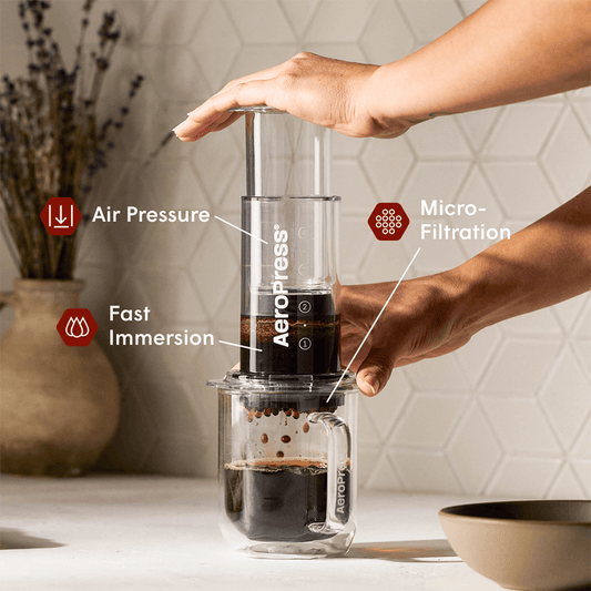 Coffee Station Bundle - Clear - Coffee Maker and Accessory Set for Daily Use
