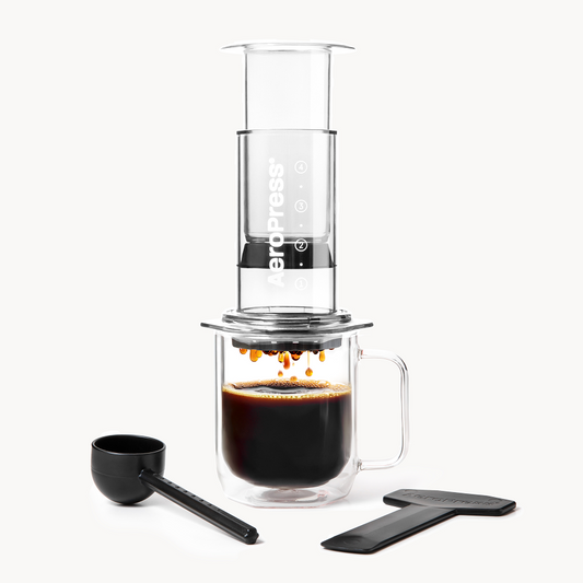 AeroPress Coffee Maker - Clear and Colors - Portable Coffee Maker for Home and Travel