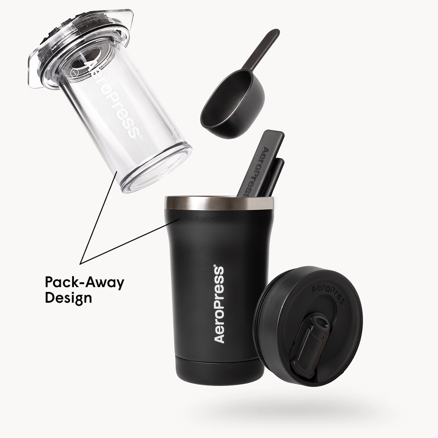 AeroPress Coffee Maker - Go Plus - Portable Coffee Maker for Home and Travel