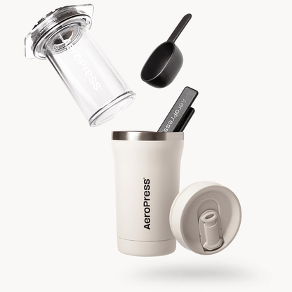 Travelers Bundle - Go Plus - Coffee Maker and Accessory Set for Daily Use