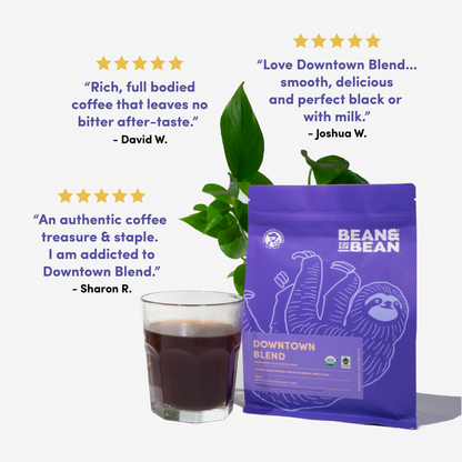Downtown Blend Organic and Fair Trade - Coffee Selection for Fresh Daily Preparation