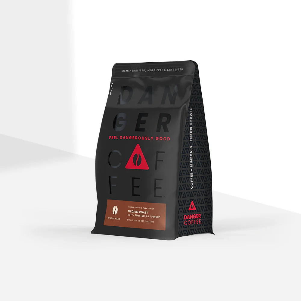 Medium Roast Whole Bean Remineralized Coffee - Coffee Selection for Fresh Daily Preparation