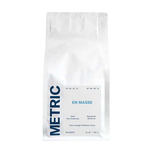 En Masse 12 oz - Coffee Selection for Fresh Daily Preparation