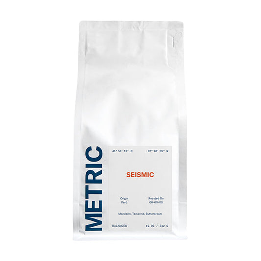Seismic 12 oz - Coffee Selection for Fresh Daily Preparation