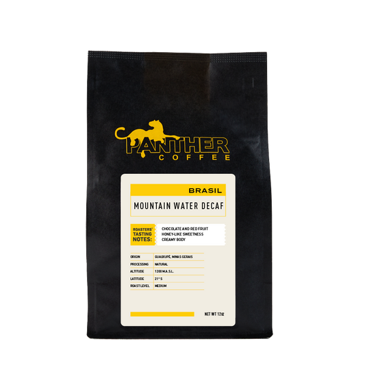 Decaf Mountain Water Brazil 12 oz - Coffee Selection for Fresh Daily Preparation