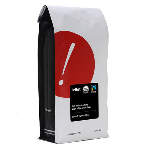 Leftist (Fairtrade Organic) 2 lb - Coffee Selection for Fresh Daily Preparation