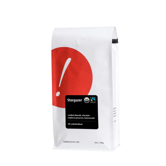 Stargazer Fairtrade Organic 12 oz - Coffee Selection for Fresh Daily Preparation