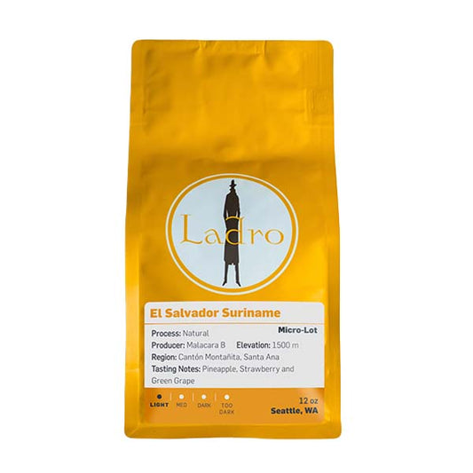 El Salvador Suriname 12 oz - Coffee Selection for Fresh Daily Preparation