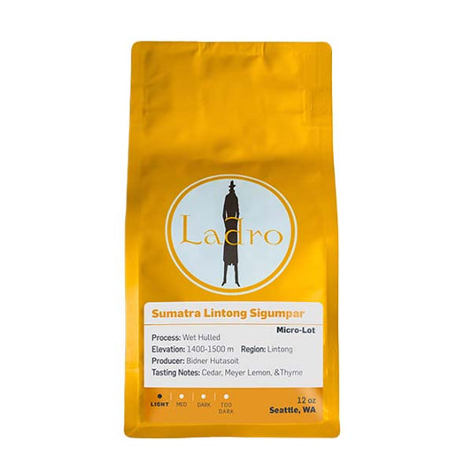 Sumatra Lintong Sigumpar 12 oz - Coffee Selection for Fresh Daily Preparation