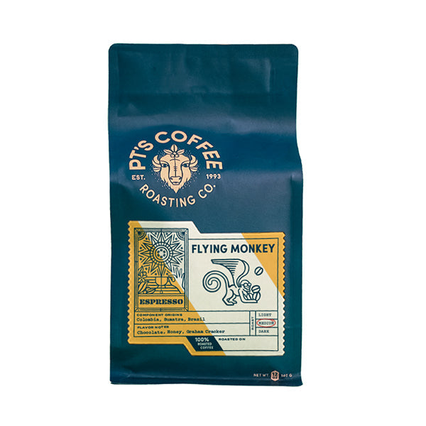 Flying Monkey Espresso 12 oz - Portable Coffee Maker for Home and Travel