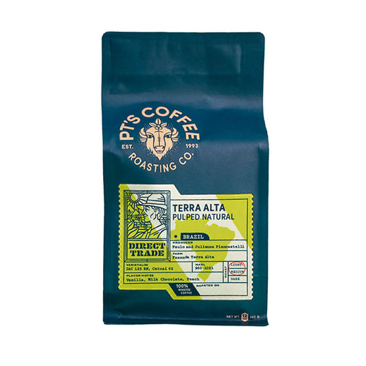 Terra Alta Pulped Natural 12 oz - Coffee Selection for Fresh Daily Preparation