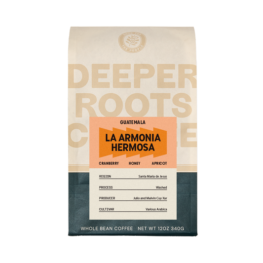 La Armonia Hermosa 12 oz - Coffee Selection for Fresh Daily Preparation