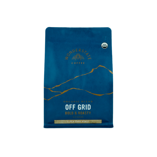 Organic Off Grid Super Dark Roast 1.5 lb - Coffee Selection for Fresh Daily Preparation