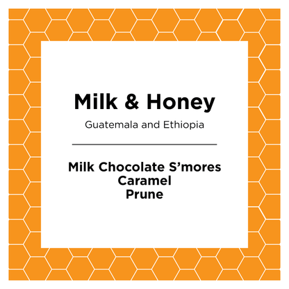 Milk and Honey - Coffee Selection for Fresh Daily Preparation