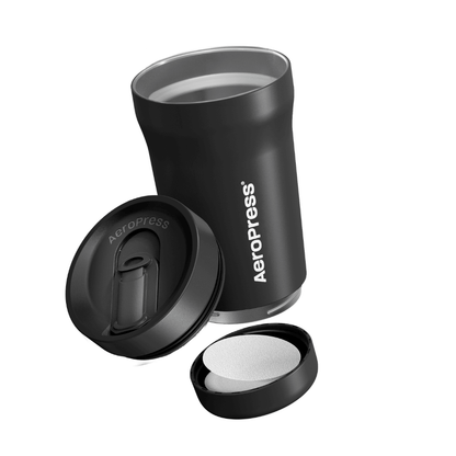 AeroPress Travel Coffee Tumbler - Stainless Steel - Brewing Companion for Everyday Coffee