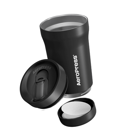 AeroPress Travel Coffee Tumbler - Stainless Steel - Brewing Companion for Everyday Coffee