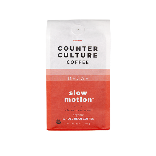 Slow Motion - Decaf 12 oz - Coffee Selection for Fresh Daily Preparation