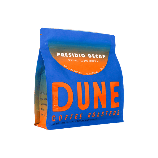 Presidio Decaf 10 oz - Coffee Selection for Fresh Daily Preparation