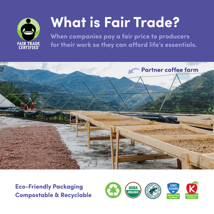Downtown Blend Organic and Fair Trade - Coffee Selection for Fresh Daily Preparation
