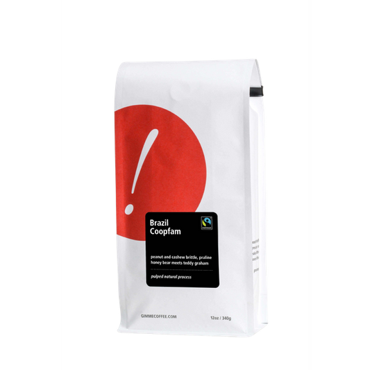 Brazil Coopfam Certified Fairtrade 2 lb - Coffee Selection for Fresh Daily Preparation
