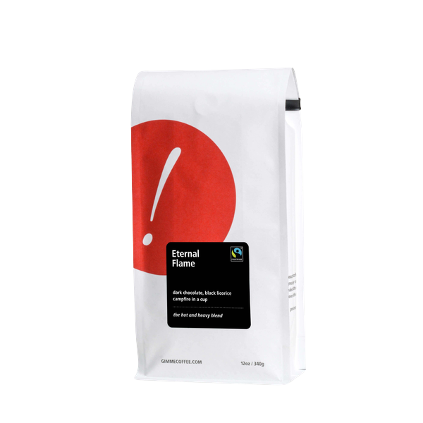 Eternal Flame Fairtrade Dark Roast 12 oz - Coffee Selection for Fresh Daily Preparation